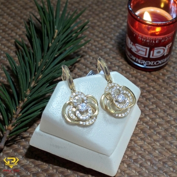 Bông tai vàng màu (mã BT 102612)